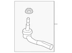 Genuine Volvo Outer Tie Rod 31476415. Fixed Price $148.78.