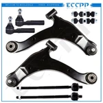 For 2001-2010 Chrysler Pt Cruiser 8PCS Lower Control Arms Tie Rods Sway Bars Kit. Fixed Price $74.57.