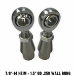 7/8" Chromoly Heim Joint 1.5" .250" Wall Bung Panhard Rod End Fabrication Kit. Fixed Price $69.99.