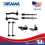 8 Pcs Front Lower Ball Joint+sway Bar Link+tie Rod Ends For 07-11 Camry, Lexus. Fixed Price $82.68.