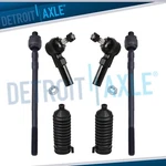 Inner Outer Tie Rod End W/steering Rack Boot Set For 1999-2003 Mazda Protege. Fixed Price $44.99.