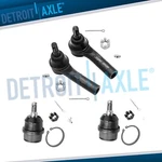 New (2) Lower Ball Joint + Outer Tie Rod For Jeep Commander Grand Cherokee. Fixed Price $46.39.
