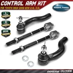 4X Front Inner & Outer Steering Tie Rod End For Toyota RAV4 2006-2018 2.4L 3.5L. Fixed Price $50.99.