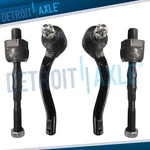 Front Inner And Outer Tie Rod Ends For 2010 2011 2012 2015 Infiniti G25 G37 Q40. Fixed Price $58.58.
