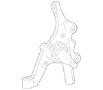 Genuine Mercedes-benz Steering Knuckle 212-332-07-00. Fixed Price $394.09.