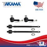 4 Pcs Front Inner & Outer Tie Rod End Lh/rh For 2002-2007 Mitsubishi Lancer. Fixed Price $34.88.