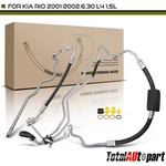 Power Steering Pressure And Return Line Hose Assembly For Kia Rio L4 01-02 1.5L. Fixed Price $140.42.