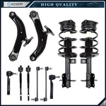 Front Complete Struts Control Arms Tie Rods Kit For 2007-2012 Nissan Sentra 2.0L. Fixed Price $219.63.