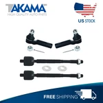 4PCS Front Outer+inner Tie Rod Ends For Toyota Tacoma 4WD 2005-2022& Pre-runner. Fixed Price $51.15.