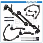 12PCS 1993-1996 1997 Ford Mercury Front Control Arms Tie Rods Sway Bars Kit. Fixed Price $168.27.