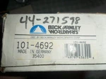 Beck/arnley 101-4692 Outer Tie Rod End Volvo Buy It Now. Fixed Price $9.99.