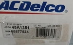 Acdelco 45A1351 Professional Outer Steering Tie Rod End. Fixed Price $27.30.