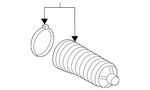 Genuine Honda Rack And Pinion Bellows 53429-TBA-A01. Fixed Price $22.59.