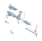 New Audi Q3 F3 Right Steering Rod End 8V0423812 Genuine. Fixed Price $152.48.