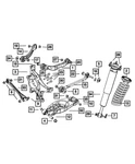 Genuine Mopar Rear Knuckle Right 4743248AA. Fixed Price $621.69.