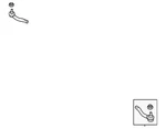 Genuine Nissan Outer Tie Rod D8E20-3SG1A. Fixed Price $101.86.