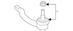 Genuine Nissan Outer Tie Rod D8520-6CA0A. Fixed Price $126.01.