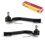 Front Outer Tie Rod End Set For 13-18 Hyundai Santa Fe / Sport 14-15 Kia Sorento. Fixed Price $39.97.
