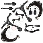 12PCS For Honda Accord 2.4L Coupe Sedan 2003-2007 Control Arms Tie Rod Links Kit. Fixed Price $124.35.