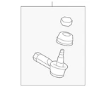Genuine Mitsubishi Outer Tie Rod 48564W010P. Fixed Price $64.87.