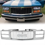 Chrome Grille Assembly For Gmc C/k 1500 2500 3500 Sierra 1994-2000 Yukon. Fixed Price $170.40.