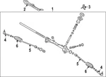 Genuine Kia Outer Tie Rod 56825-GG000. Fixed Price $93.79.