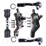 6PC Front Upper Lower Ball Joint Inner Outer Tie Rod For 2000-2002 Toyota Tundra. Fixed Price $59.27.