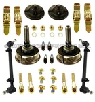 Mercedes W126 Front Guide Track Strut Mounts + Tie Rods Left And Right. Fixed Price $135.00.