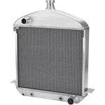 Speedway 1917-1923 T-bucket Polished Aluminum Radiator-fits Chevy Outlets. Fixed Price $333.99.