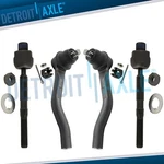 4PC Front Inner And Outer Tie Rods For 2013 - 2017 Honda Accord Acura Tlx 2.4L. Fixed Price $46.82.