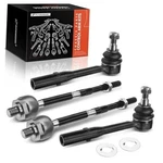 Set Of 4, Front Inner & Outer Tie Rod End Kit, Compatible With Mercedes-benz. Fixed Price $57.20.