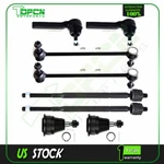 8PC For 08-13 Dodge Grand Caravan Suspension Tie Rod End Ball Joint Sway Bar Kit. Fixed Price $56.04.