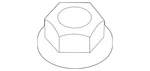 Genuine Bmw Suspension Stabilizer Bar Link Nut 31-35-6-757-707. Fixed Price $5.81.