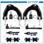 10PCS Front Control Arms Tie Rod Ends Sway Bars For Honda Civic Crx 1988-1991. Fixed Price $66.40.