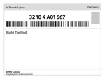 Genuine Bmw Right Tie Rod 32-10-4-A01-667 New. Fixed Price $169.72.