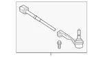 Genuine Bmw Tie Rod Assembly 32-10-5-B5F-E29. Fixed Price $177.47.