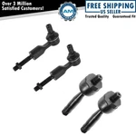 Front Steering Kit Set Of 4 Inner & Outer Tie Rods For Volkswagen Audi New. Fixed Price $45.62.
