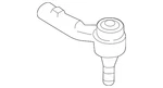 Genuine Volkswagen Outer Tie Rod 1K0-423-812-J. Fixed Price $99.19.