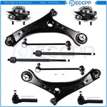 10PCS Front Control Arm Ball Joint Tie Rod End For 08-16 Chrysler Town & Country. Fixed Price $181.05.