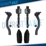 Inner Outer Tie Rods + Rack Boot Kit For 2008 2009 2010 2011 2012 Honda Accord. Fixed Price $46.30.
